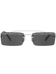 Miu Miu Eyewear солнцезащитные очки Société с декором