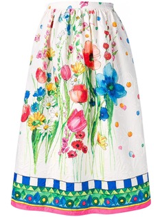 Blugirl юбка с цветочным принтом