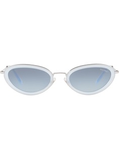 Miu Miu Eyewear солнцезащитные очки в оправе кошачий глаз Délice