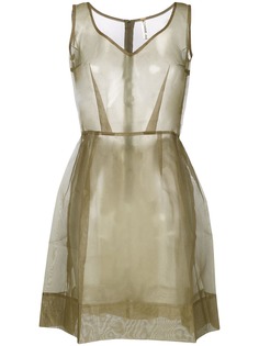 Comme Des Garçons Pre-Owned прозрачное плиссированное платье