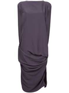 Rick Owens платье с драпировкой