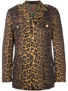 Jean Paul Gaultier Pre-Owned пиджак с леопардовым узором