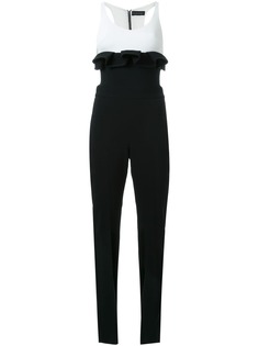 David Koma комбинезон с рюшами