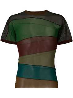Jean Paul Gaultier Pre-Owned футболка с полупрозрачной вставкой