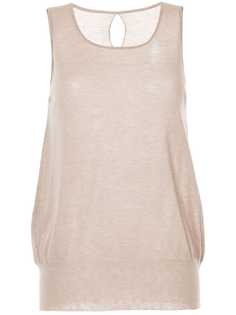 Uma Wang топ с вырезом "замочная скважина" на спине