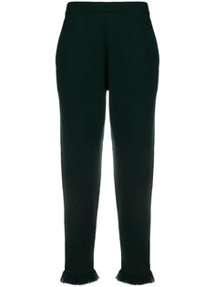 Zoe Jordan спортивные брюки Haxel с бахромой