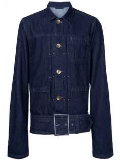 Maison Mihara Yasuhiro джинсовая куртка с ремнем
