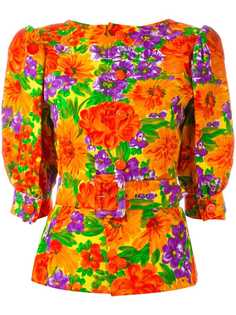 Givenchy Pre-Owned топ с цветочным принтом