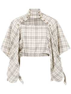 Framed Played cropped top