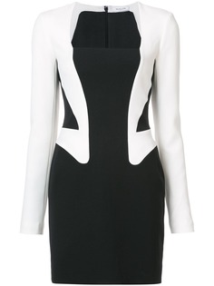 Mugler платье-пиджак с оптическим эффектом