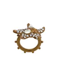 Versace кольцо в виде декорированной морской звезды