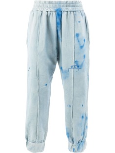 A-Cold-Wall* спортивные брюки с эффектом разбрызганной краски