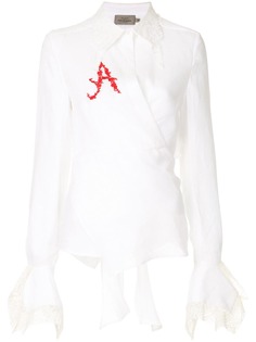 Preen By Thornton Bregazzi рубашка с кружевной отделкой