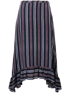 See By Chloé асимметричная юбка в полоску