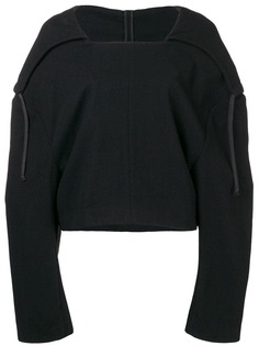 Comme Des Garçons Pre-Owned укороченный свитер с капюшоном