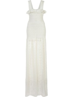 Stella McCartney длинное кружевное платье