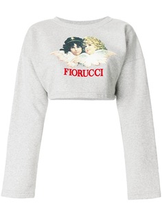 Fiorucci укороченная толстовка с логотипом