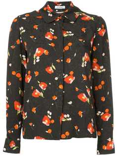 Vilshenko рубашка с цветочным принтом