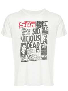 Fake Alpha Vintage футболка с принтом Sid Vicious