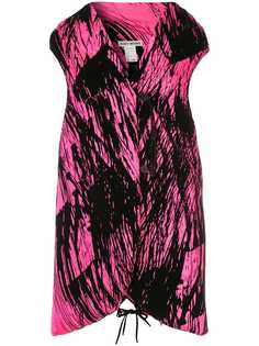 Issey Miyake Pre-Owned облегающая куртка без рукавов