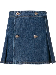 Matthew Adams Dolan джинсовая юбка со складками