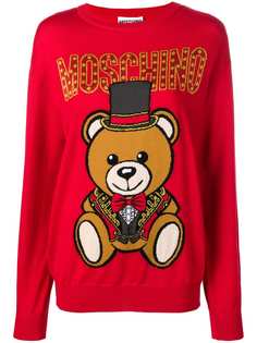 Moschino джемпер с принтом