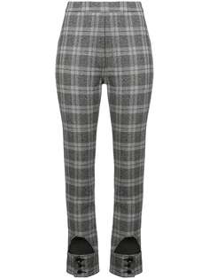 Ellery checked high waist trousers