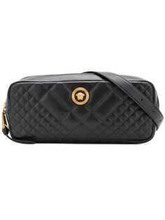 Versace стеганая сумка на пояс