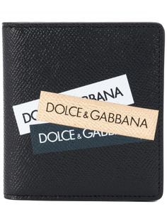 Dolce & Gabbana бумажник из кожи Dauphine с принтом