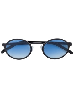 Blyszak овальные солнцезащитные очки с голубыми линзами
