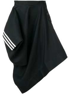 Y-3 юбка асимметричного кроя с драпировкой