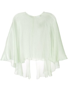 Maria Lucia Hohan кейп с эффектом металлик