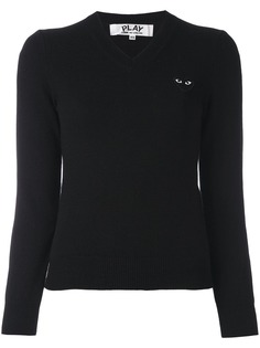 Comme Des Garçons Play джемпер с вышивкой сердца