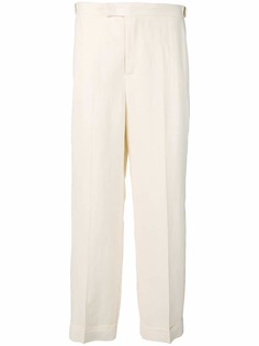 Twin-Set укороченные брюки прямого кроя