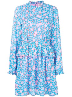 Stine Goya платье с принтом звезд и оборками на горловине