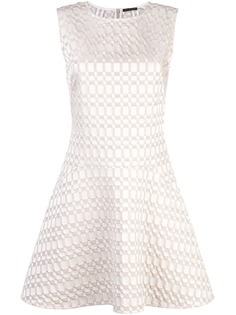 Josie Natori жаккардовое платье с расклешенной юбкой