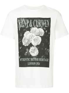 Kent & Curwen rose print T-shirt