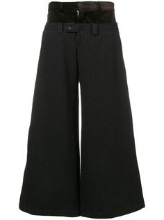 Yohji Yamamoto Pre-Owned двухслойные брюки