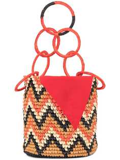 Sensi Studio сумка-ведро с кольцами