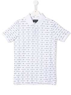 Emporio Armani Kids рубашка-поло с логотипом