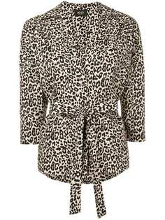 Liu Jo рубашка с леопардовым принтом
