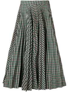 Calvin Klein 205W39nyc пышная юбка в клетку тартан