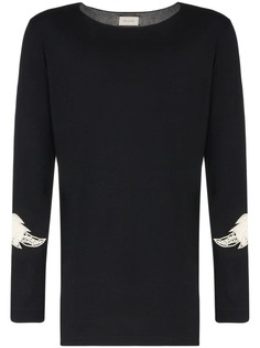 Bed J.W. Ford футболка с длинными рукавами и кружевными вставками