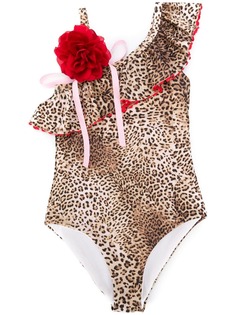 Monnalisa купальник с леопардовым принтом