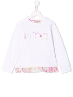 Emilio Pucci Junior джемпер с оборками