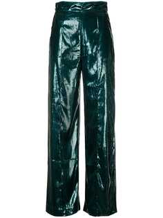 Michael Lo Sordo расклешенные брюки с завышенной талией