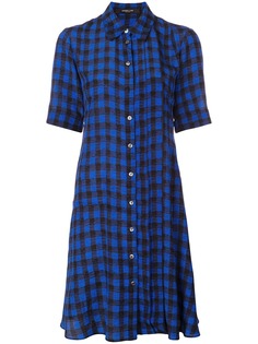 Derek Lam клетчатое платье-рубашка