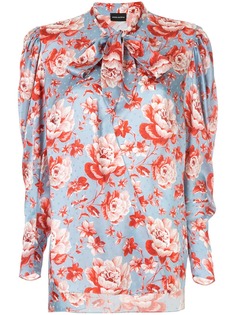 Magda Butrym блузка с цветочным принтом