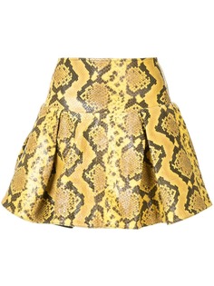 MarquesAlmeida юбка со змеиным принтом