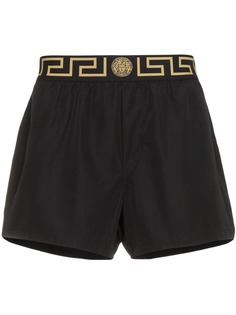 Versace плавательные шорты Greek Key Border